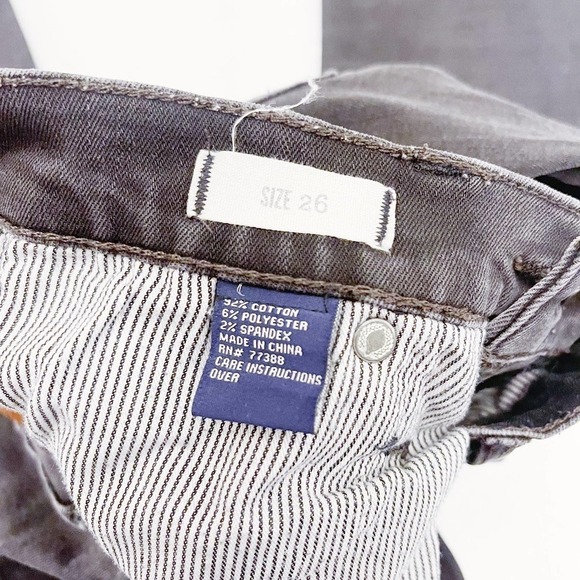 Madewell Black Distressed Skinny Denim Jeans SZ26 - Picture 2 of 7